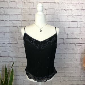Vintage Beaded Silk Formal blouse